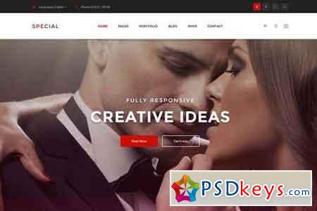 Onepage Business & Corporate Psd Template