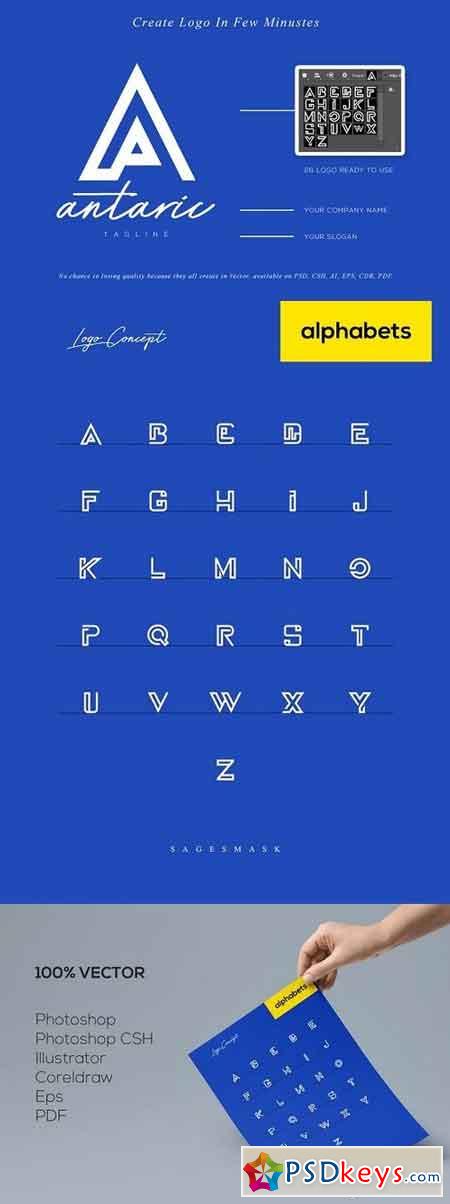 A - Z Logo - alphabet Pack 75422