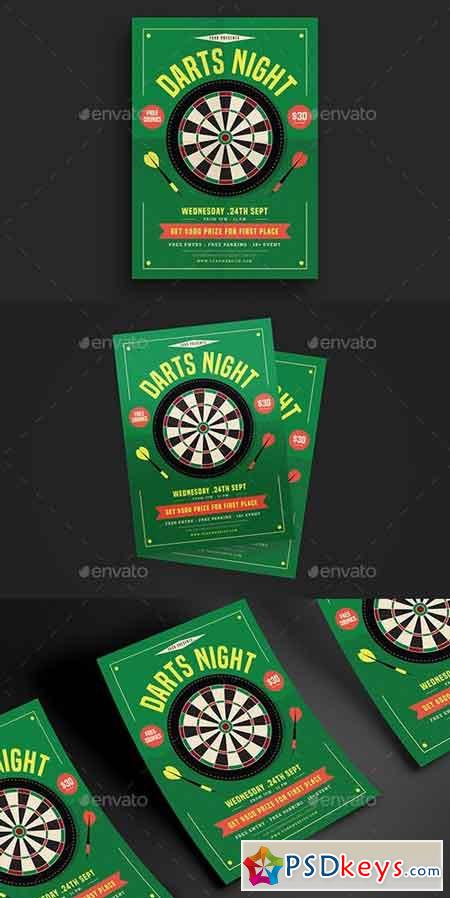 Darts Night Flyer 20161746