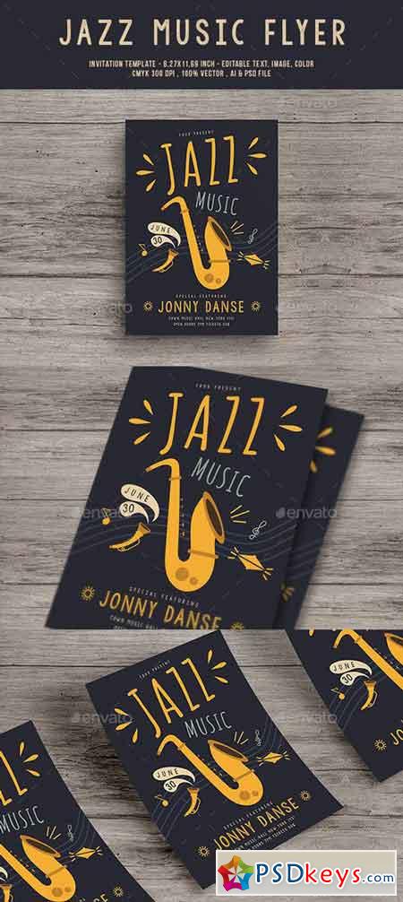 Jazz Music Flyer 20124972