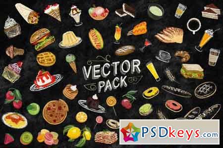 53 Dessert Vector Pack