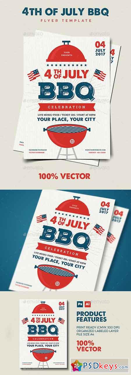 4th July BBQ Flyer 20153137