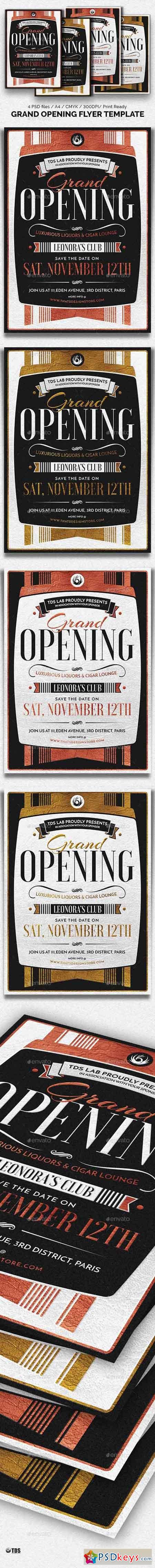 Grand Opening Flyer Template 20145664