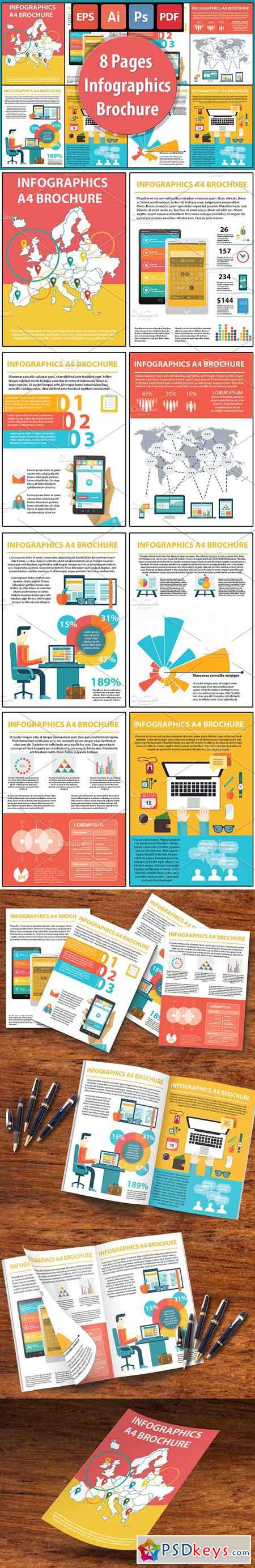 8 Pages Infographics Brochure 1592951