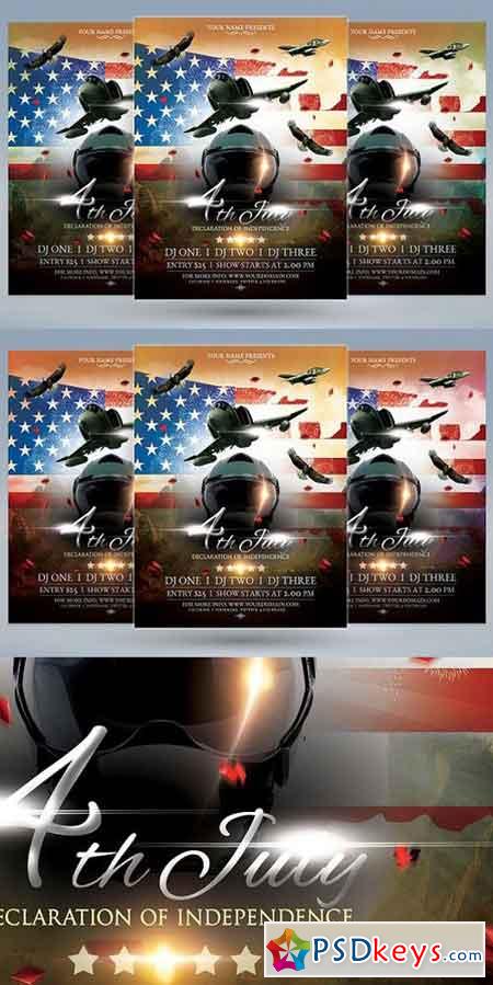4th of July Flyer Templates 1583845