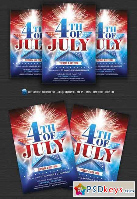 4th of July Flyer 1493649
