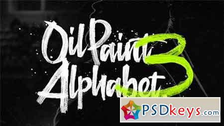Oil Paint Alphabet 3 14348832 - After Effects Projects
