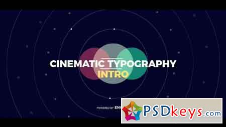 Cinematic Typography Intro 19600023 - After Effects Projects