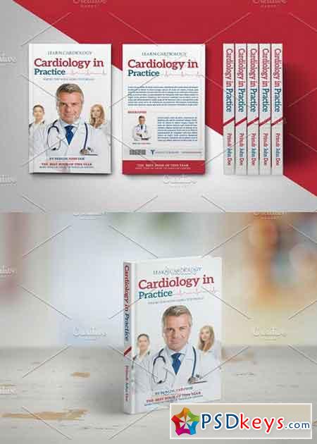 Medical book cover template 1519243