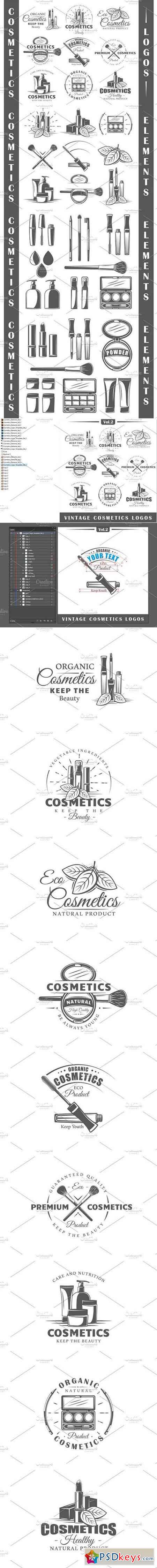 9 Cosmetics Logos Templates Vol.2 1494956