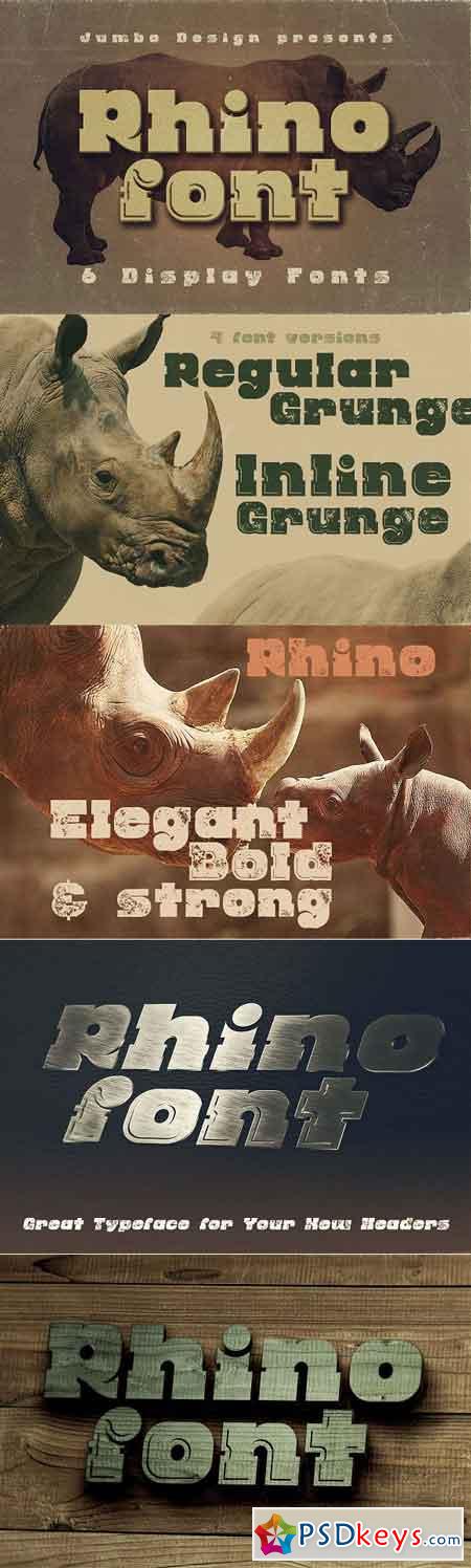 Rhino - Display Font 1417132