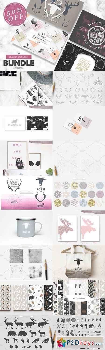 The Hand Drawn Vector Bundle 1194777