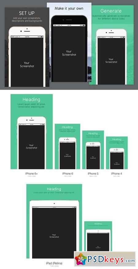 App Store Screenshot Generator » Free Download Photoshop Vector Stock