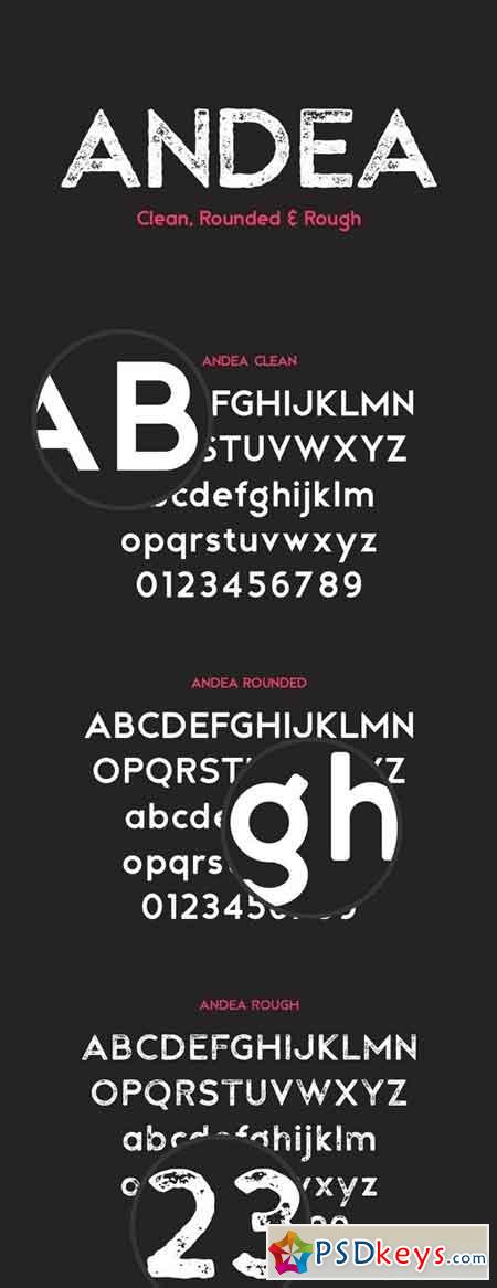 Andea Geometric Sans Font