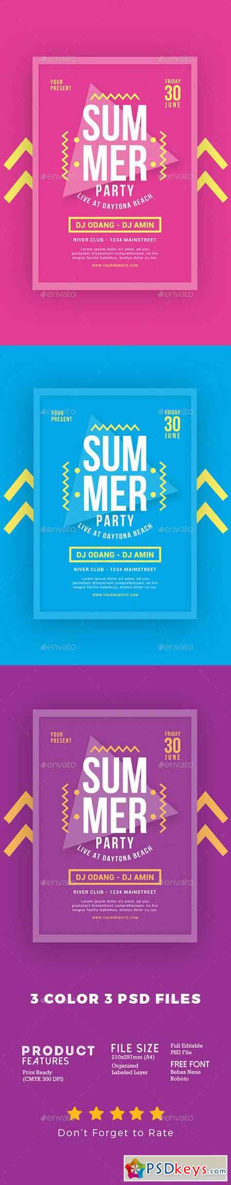Summer Party Flyer 20185877