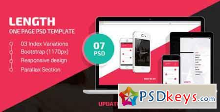 Length One Page PSD Template 10763214