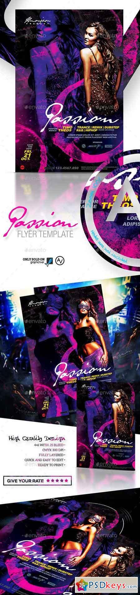 Passion Flyer Template 12047025