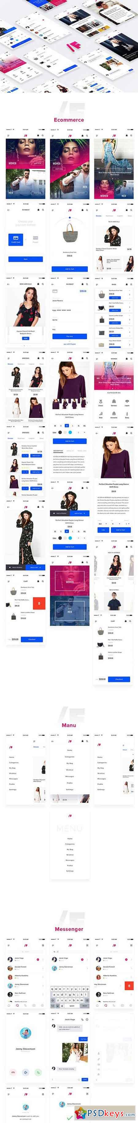 Fashion App UI Kit 1518755