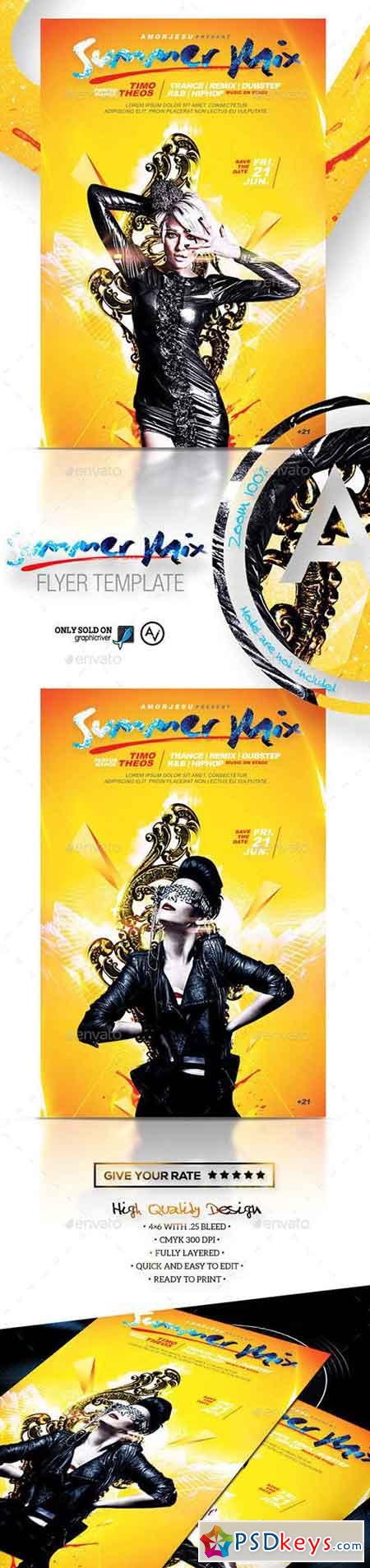 Summer Mix Flyer Template 11683089