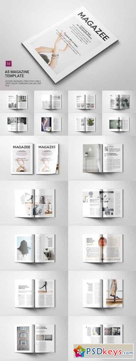 A5 Magazine Template 1307895