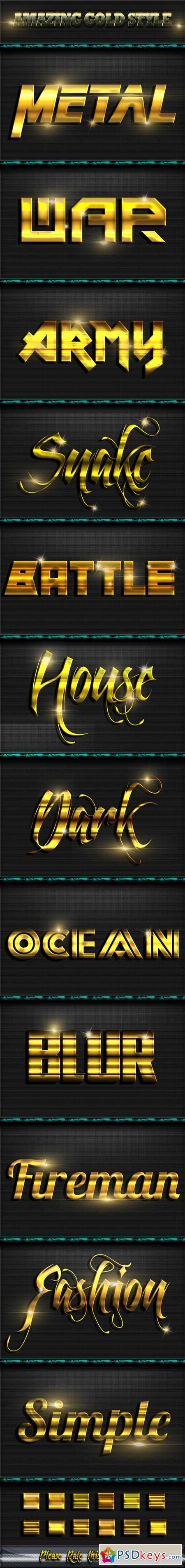 Amazing Gold Style Text Effect 20162756