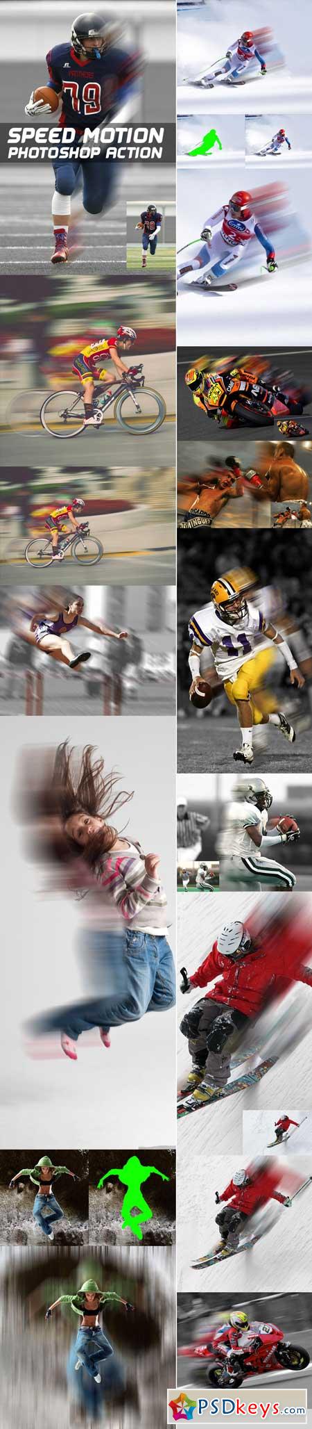 Speed Motion Photoshop Action 20158455