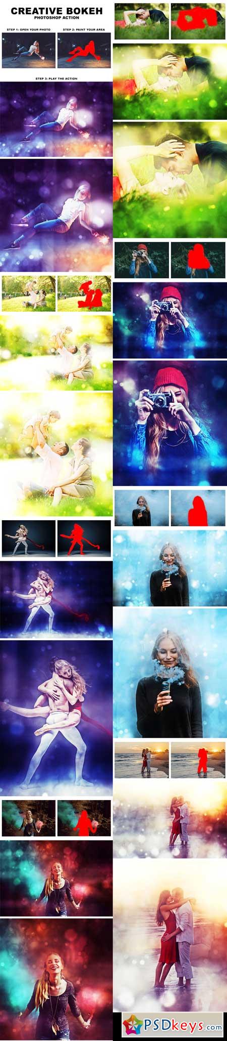 Creative Bokeh Photoshop Action 20155278