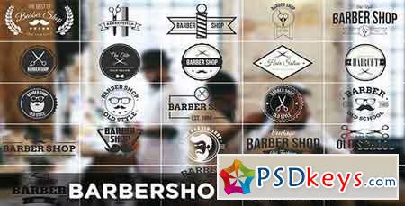 Barbershop Badges 15166956 - After Effects Projects