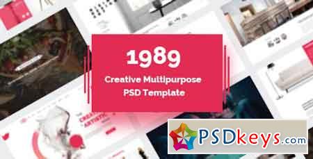 1989 - Modern Creative Multipurpose PSD Template 17459742