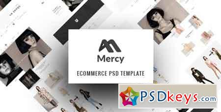 Mercy - Stunning eCommerce PSD Template for Fashion 19013642