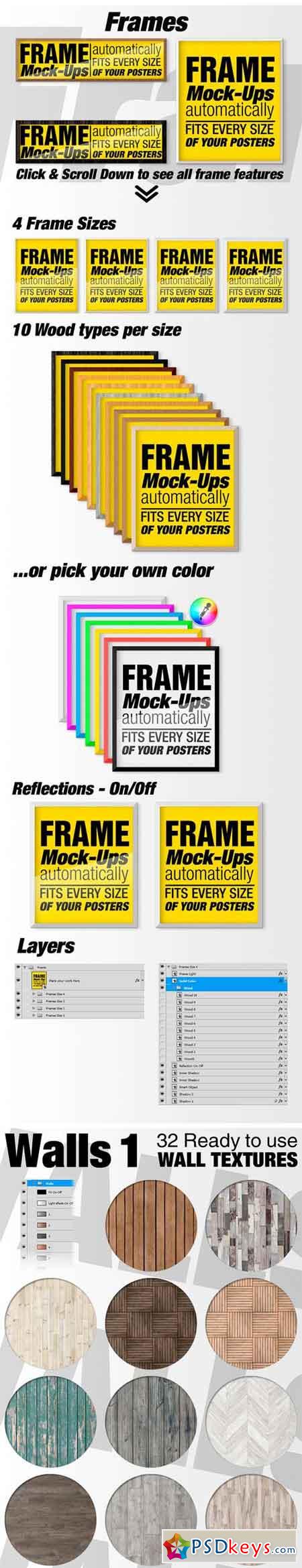 Canvas Mockups - Frames Mockups v 67 1519605