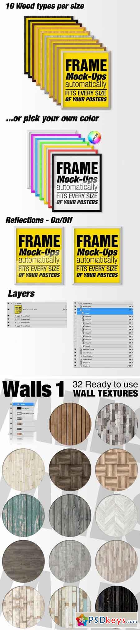 Canvas Mockups - Frames Mockups v 23 1460012