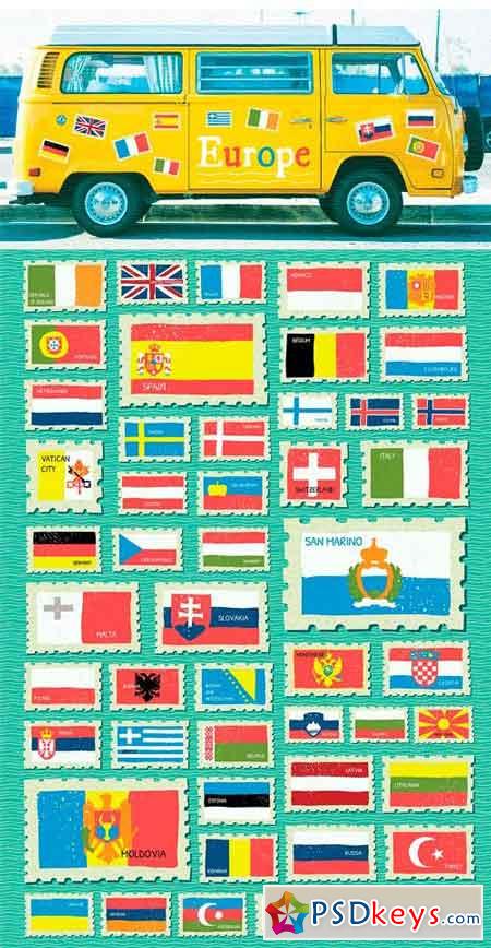 Flags of the World - Vector Icons 1511538