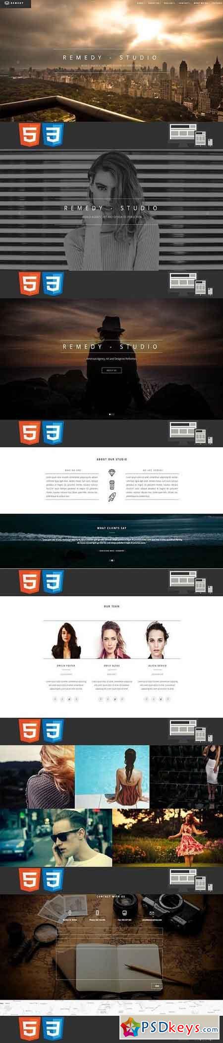 Remedy One Multi Page HTML Template 1309357
