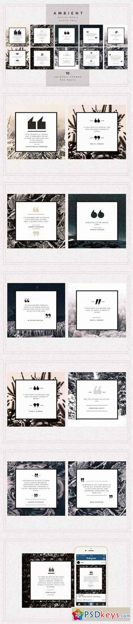 AMBIENT Social Media quote pack 1308486