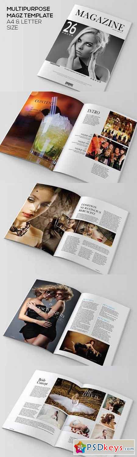 InDesign Magazine Template 56932