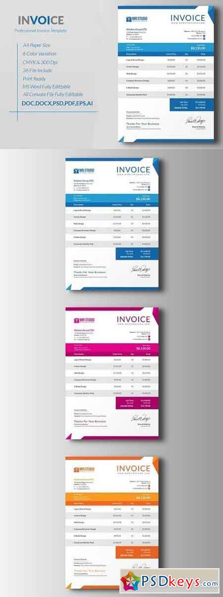 Corporate Invoice 1308335