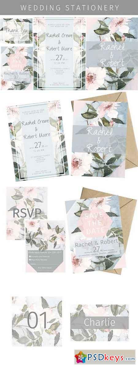 Clematis Wedding Stationery 1559039