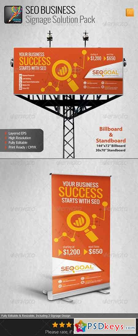 SEO Business Signage Solution Pack 6582585