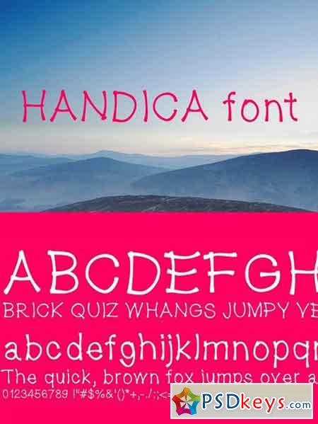 Handica font 1561634
