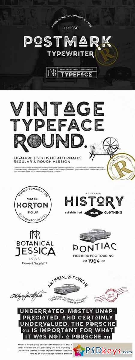 Postmark Typewriter Serif Fonts 1559670
