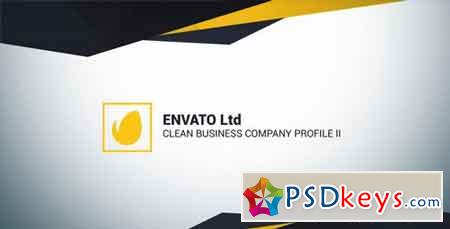 Clean Business Company Profile II 20040403 - After Effects Projects