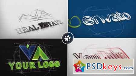 Architect Sketch Logo 19615545 - After Effects Projects