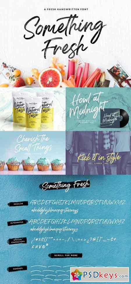 Something Fresh Script Fonts 1592959