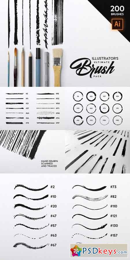 Illustrator's Ultimate Brush Pack 1605065