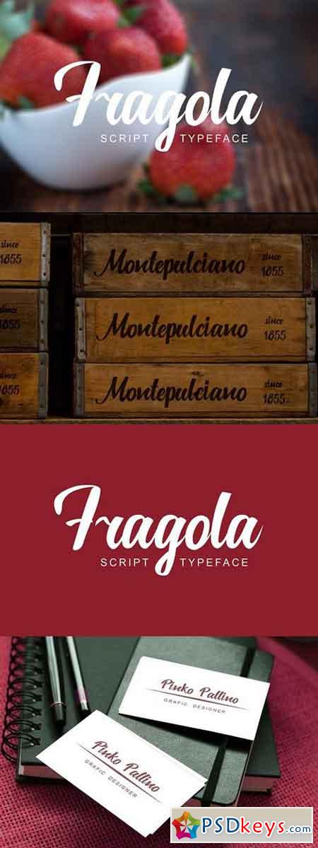 Fragola Script Font 1583213
