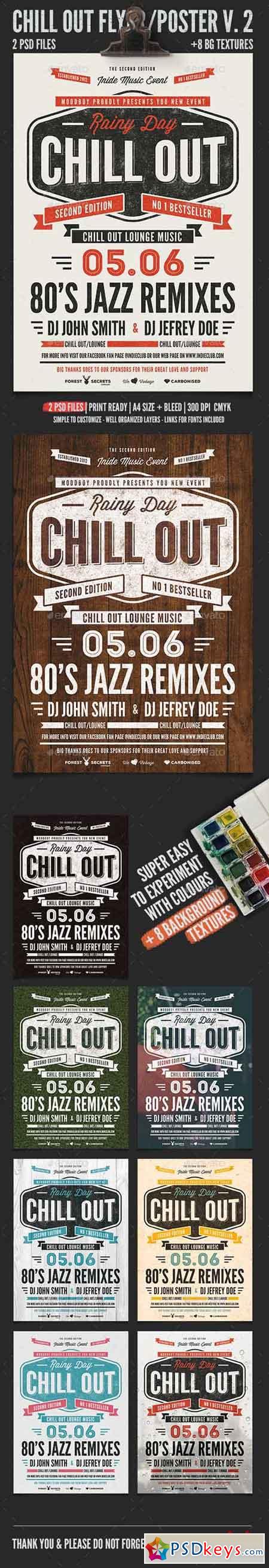 Chill Out Flyer Poster V. 02 15573592