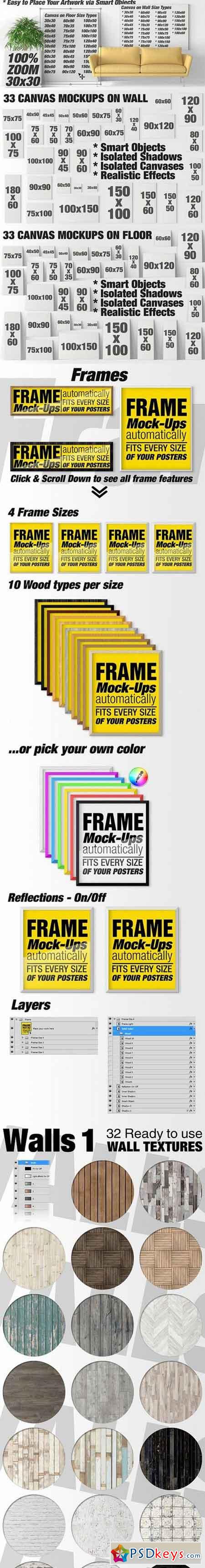 Canvas Mockups - Frames Mockups v 41 1503977