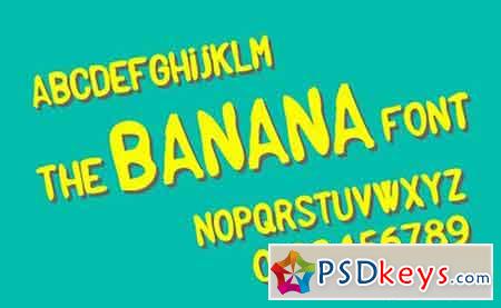 The banana font 1593614