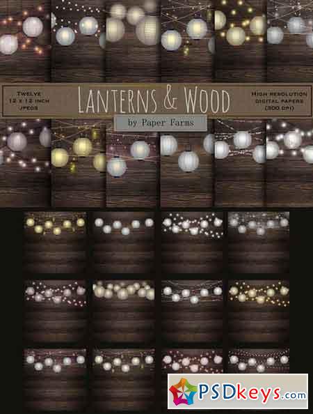 Lanterns and wood 1592906